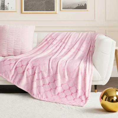 Juicy Couture Holiday Plush Throw Blankets
