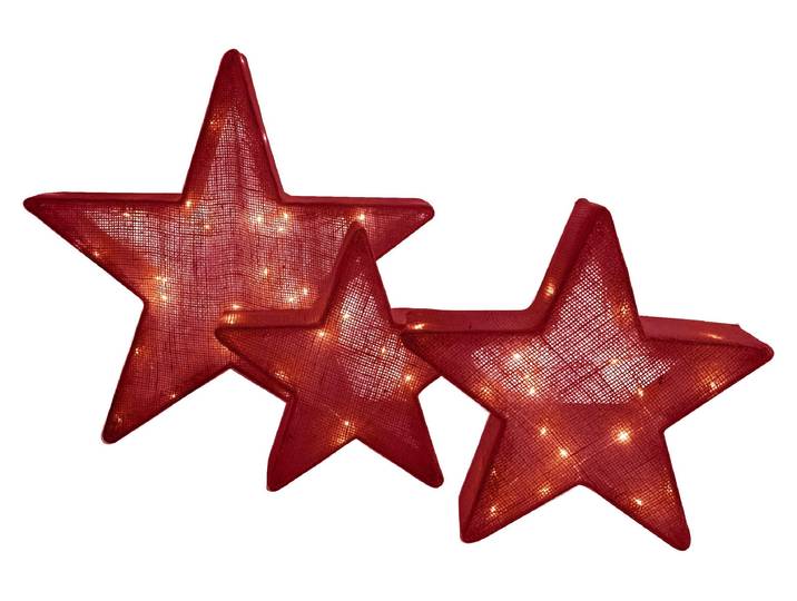 Weihnachtssterne Beleuchtet Außen 3er Set Weihnachtsbeleuchtung Sterne 5273621