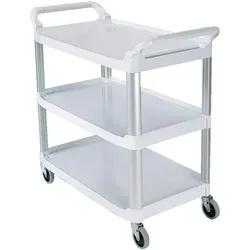 Transportwagen Rubbermaid Mehrzweckwagen X-Tra weiß breiter kratzbeständiger Kunststoff,