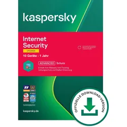Kaspersky Internet Security 2026 Upgrade, 10 Geräte - 1 Jahr, Download, ESD