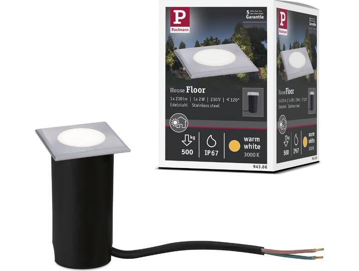Paulmann House LED Bodeneinbauleuchte Warmweiß