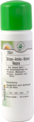 Resana GmbH SILICEA ARNIKA Balsam 250 ml 02780002