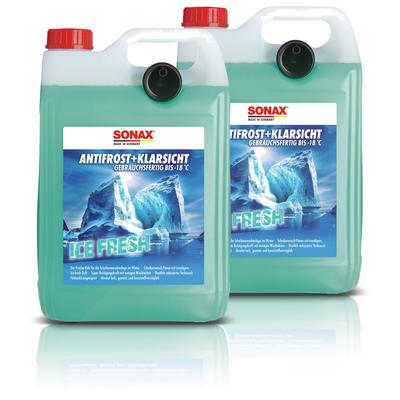 Sonax 2x 5 L AntiFrost+KlarSicht bis -18 °C Ice-fresh - gebrauchsfertig [Hersteller-Nr. 01335050]