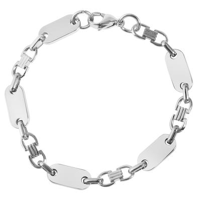 Armband ADELIA´S "Armband aus Edelstahl 19 cm", silber, Armbänder, Damen, 19cm, Edelstahl, Armband, Ideal als Geschenk – dezent und elegant