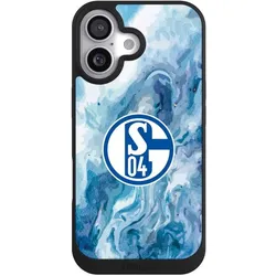 Nivocase Handyhülle für Apple iPhone 17 Hülle NIVOpure Case Schwarz FC Schalke 04 Fanartikel Logo (Apple iPhone 17), Smartphone Hülle, Schwarz