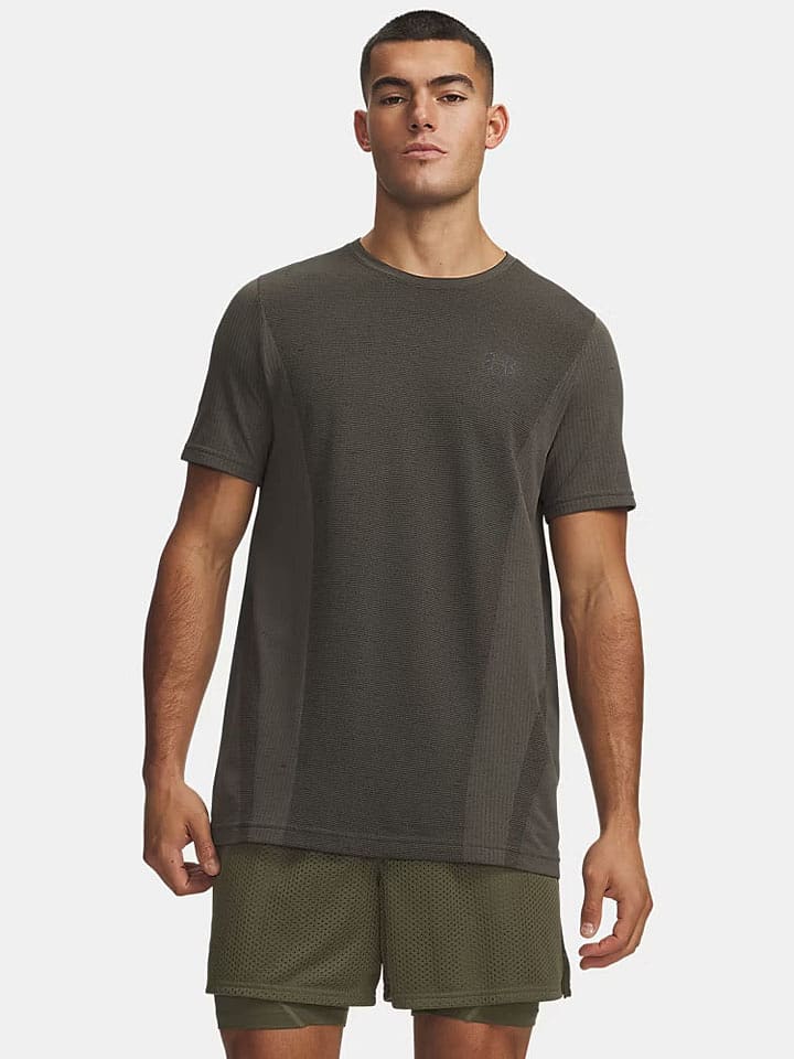 Under Armour Trainingsshirt "Vanish Seamless" in Braun - L