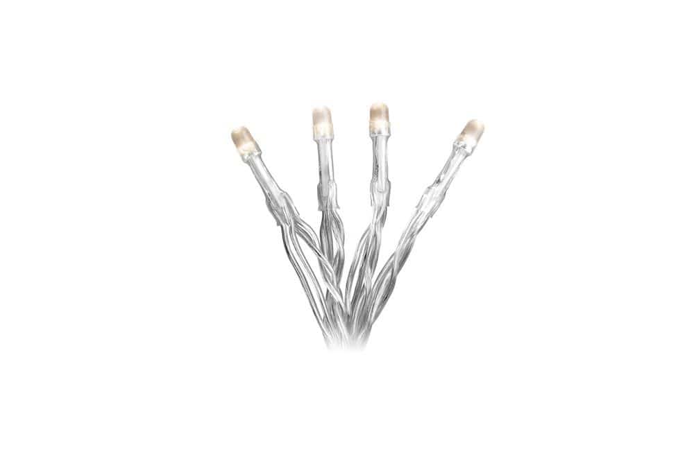 Konstsmide 1407-103 Mini-LED-Lichterkette Warmweiß (Transparent)