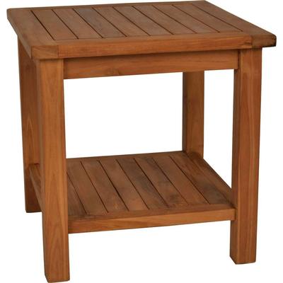 MiaMöbel Teak Beistelltisch Massivholz Teak Modern