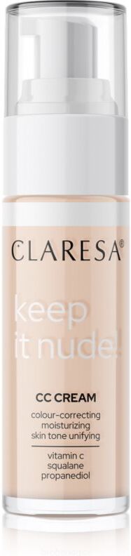 Claresa Keep It Nude Hydrating Foundation to even out skin tone shade 101 Light 33 g