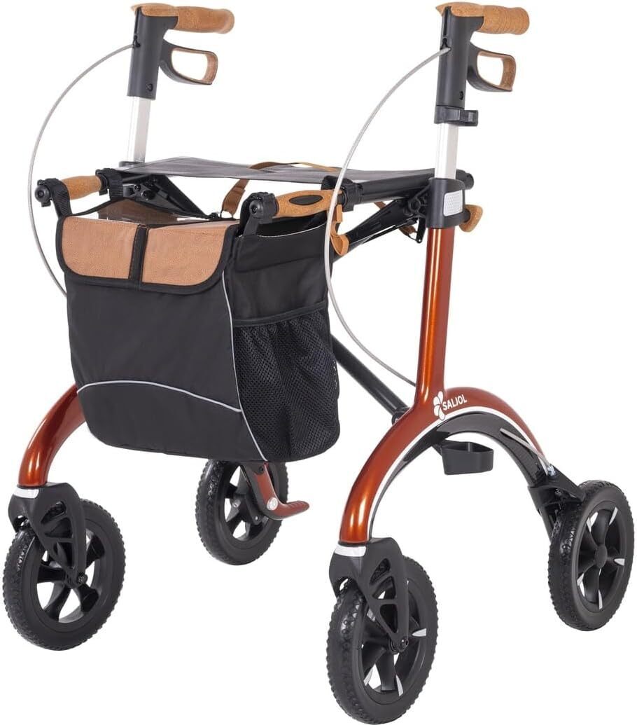 Saljol Carbon Rollator CR62 - Copper red