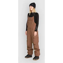 Volcom Creston 3D Stretch Bib Pants desert taupe Gr. XL