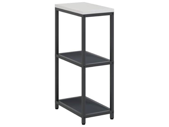 HKTMGDNG Küchenaufbewahrung HATTEM Standregal Anthrazit 30x50x92 cm Robuste Lagerlösung aus Stahl mit offenen Regalböden für Terrassenküche, Grillbereich und den modernen Wohnbereich.