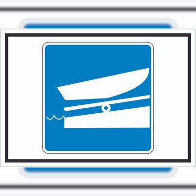 HB-Druck Ein- und Auswassern erlaubt Symbol Aufkleber A5 (148x210mm)