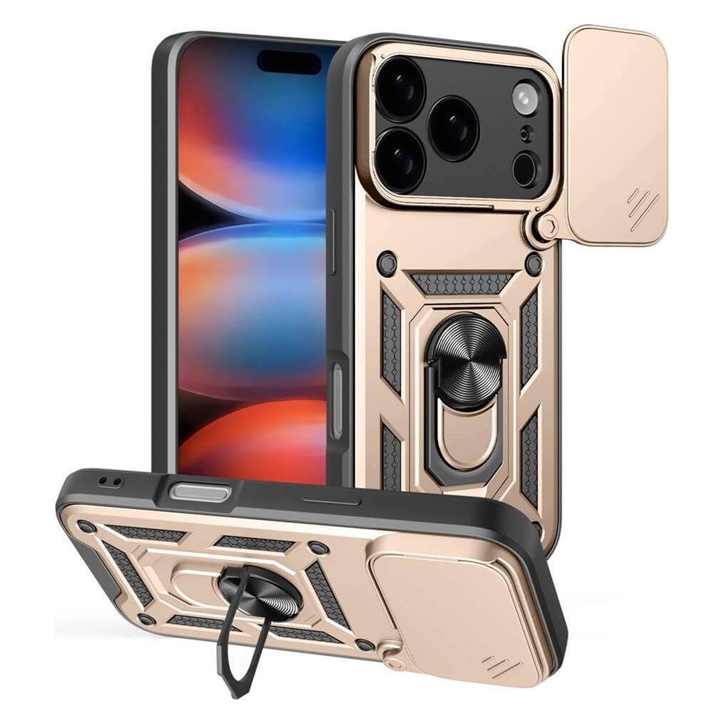 Cover-Discount iPhone 18 Pro / iPhone 17 Pro - Armor Case mit Ständer (Apple iPhone 17 Pro, Apple iPhone 18 Pro) (78133277)