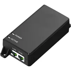MicroConnect 60W 802.3af/at PoE Injector UK (802.3af (PoE), 802.3at (PoE+), 60 W), PoE Injector