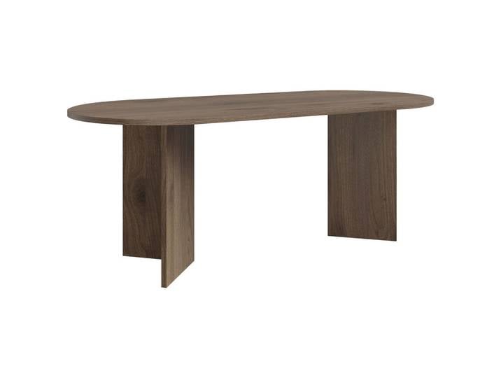Lomoco Esstisch, Nussbaum, oval, Wange, 90x75x203.6 cm, Esszimmer, Tische, Esstische, Esstische oval