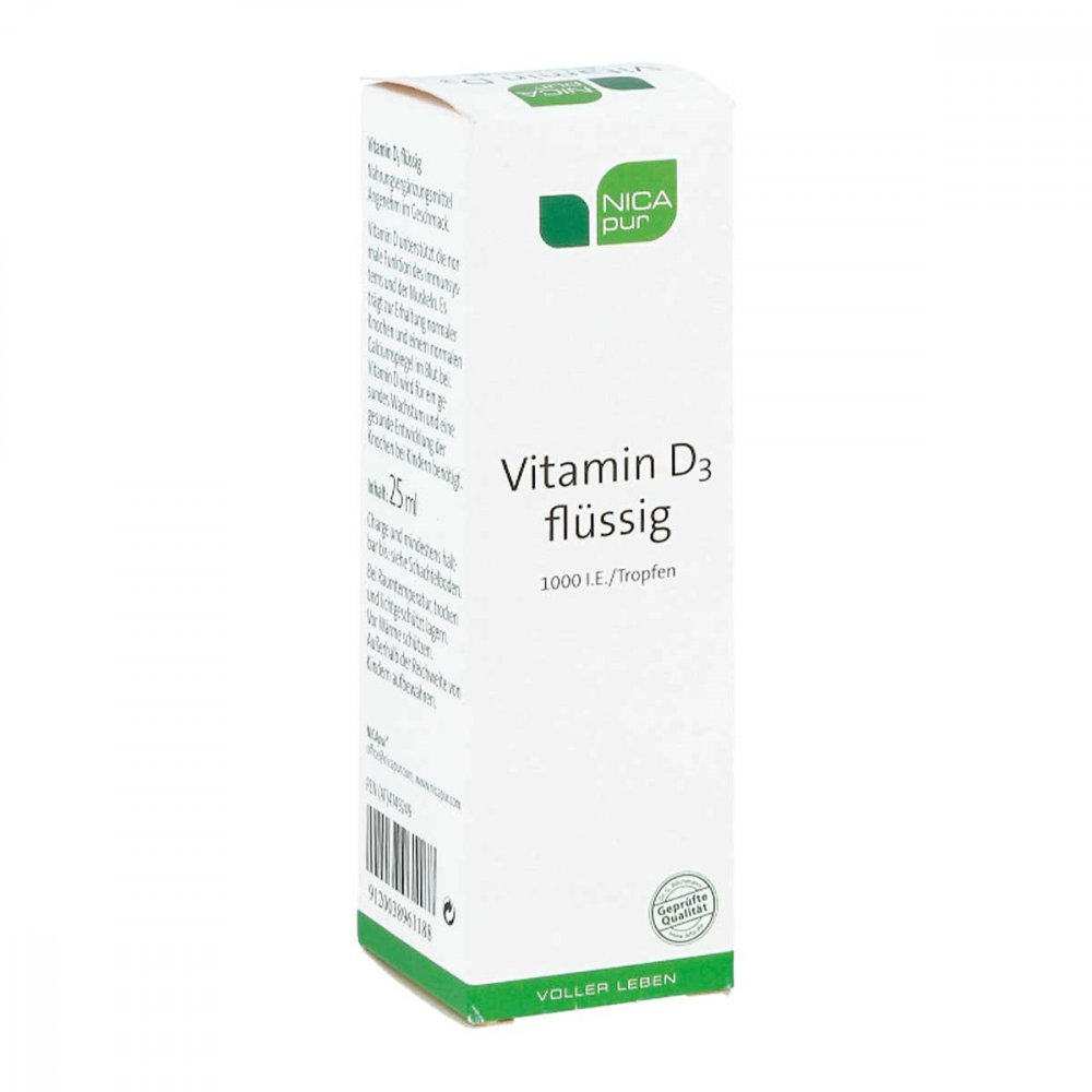 NICApur Micronutrition GmbH Nicapur Vitamin D3 flüssig 13624133