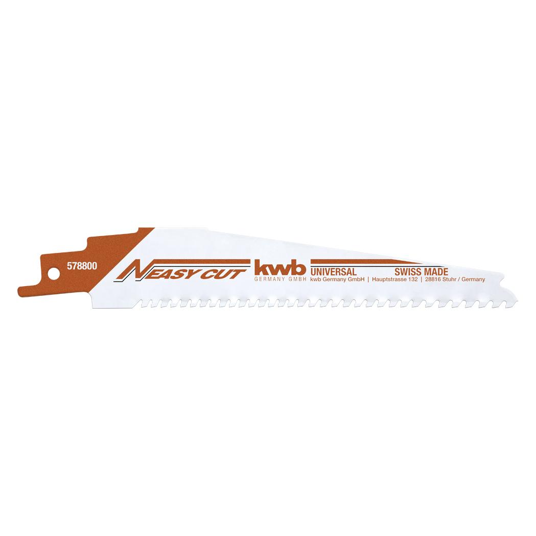 kwb Säbelsägeblatt mit Easy-Cut Schaft, verwendbar für alle Bau-Materialien (578800)