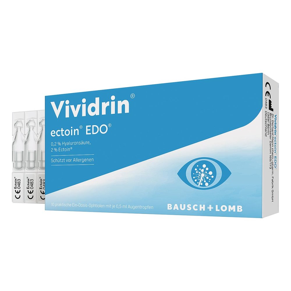 Dr. Gerhard Mann Vividrin ectoin EDO Augentropfen - allergisch gereizte Augen 11331415