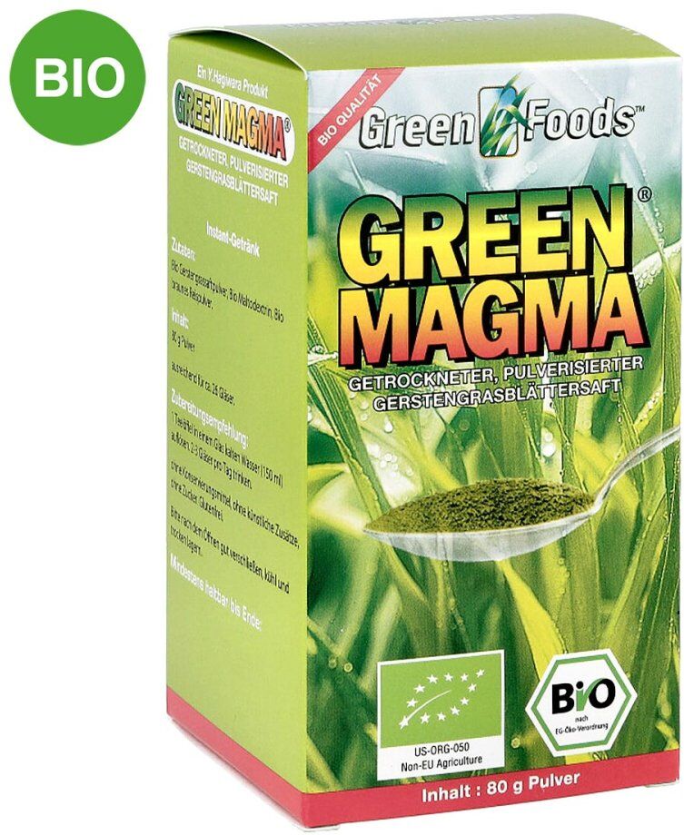 Green Magma Gerstengrasextrakt Pulver 80g