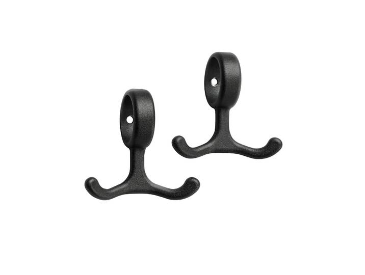Essem Design Crochet Nostalgi lot de 2 noir