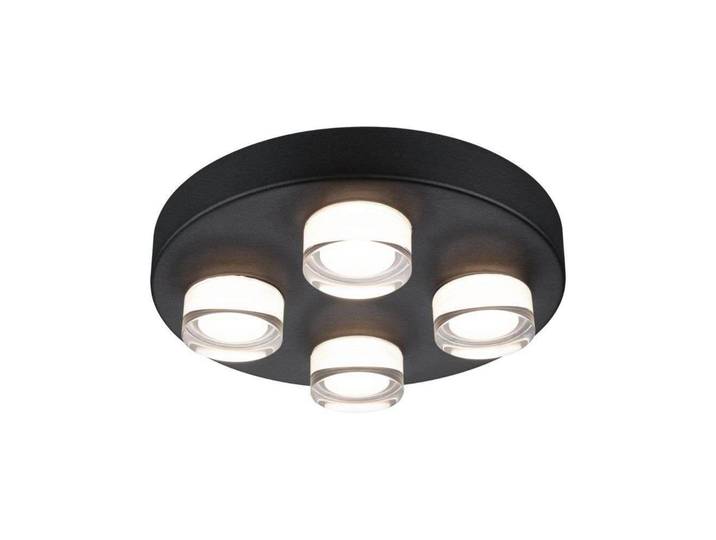 Kame 4 Wandleuchte/Deckenleuchte IP44 schwarz - Paulmann - Badezimmer - Metall
