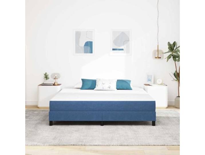 KTHLBRH Matratze für Doppelbett, Blau, 180 x 200 cm, mit Taschenfederkern Atmungsaktives Polyestergewebe, optimale Unterstützung, Bewegungsisolierung, modernes Design