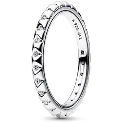 Pandora 192800C01 Silberring für Damen Pyramiden, 56/17,8