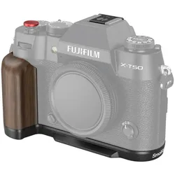 SmallRig L-Griff für FUJIFILM X-T50 (Holz/Schwarz) - 4784C (Cage, Griff), Video Zubehör, Schwarz, Mehrfarbig, Braun