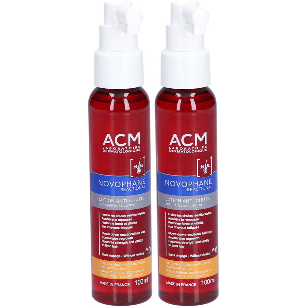 ACM Novophane Reactional Lotion anti-chûte x2 2x100 ml