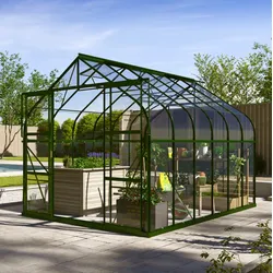 Vitavia Gewächshaus Dione 9900 ESG inkl. 4 Dachfenster, Smaragd