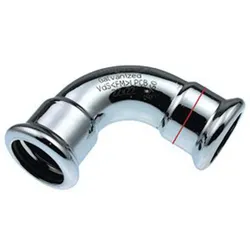 Logafix C-Stahl Bogen 90° i/i 15 M-Kontur