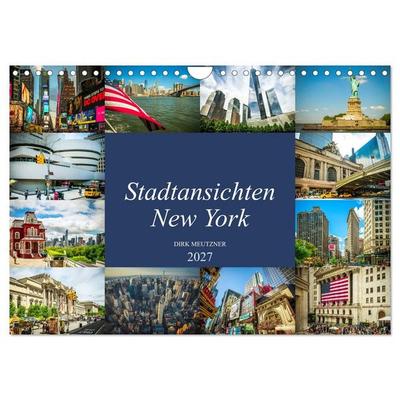 Stadtansichten New York (Wandkalender 2027 DIN A4 quer), CALVENDO Monatskalender