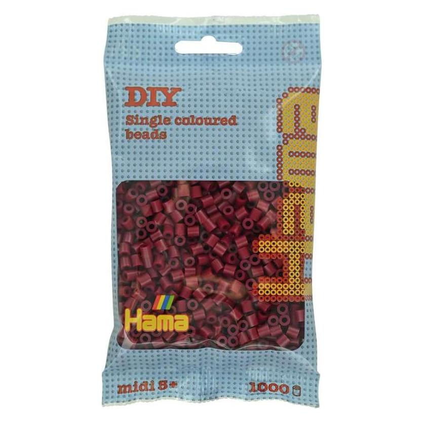 Toymax Hama midi perler 1000stk mrk kirsebr (207-118)