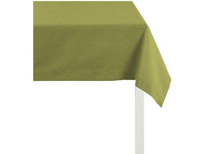 Tischdecke APELT 4362 Rips - UNI Gr. 1, grün, Ø:170cm, Baumwolle, Polyester, Tischdecken, Tischdecke, Wasser- und Schmutzabweisend