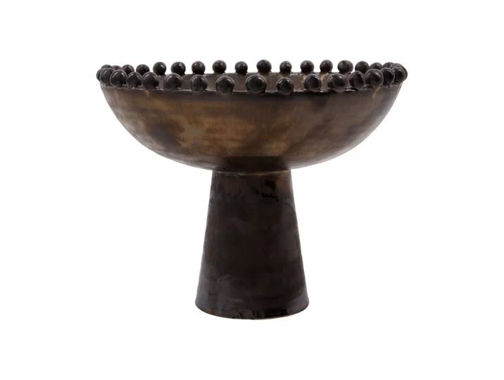 House Doctor Coupe décorative Mio Noir, Ø24x19,5 cm