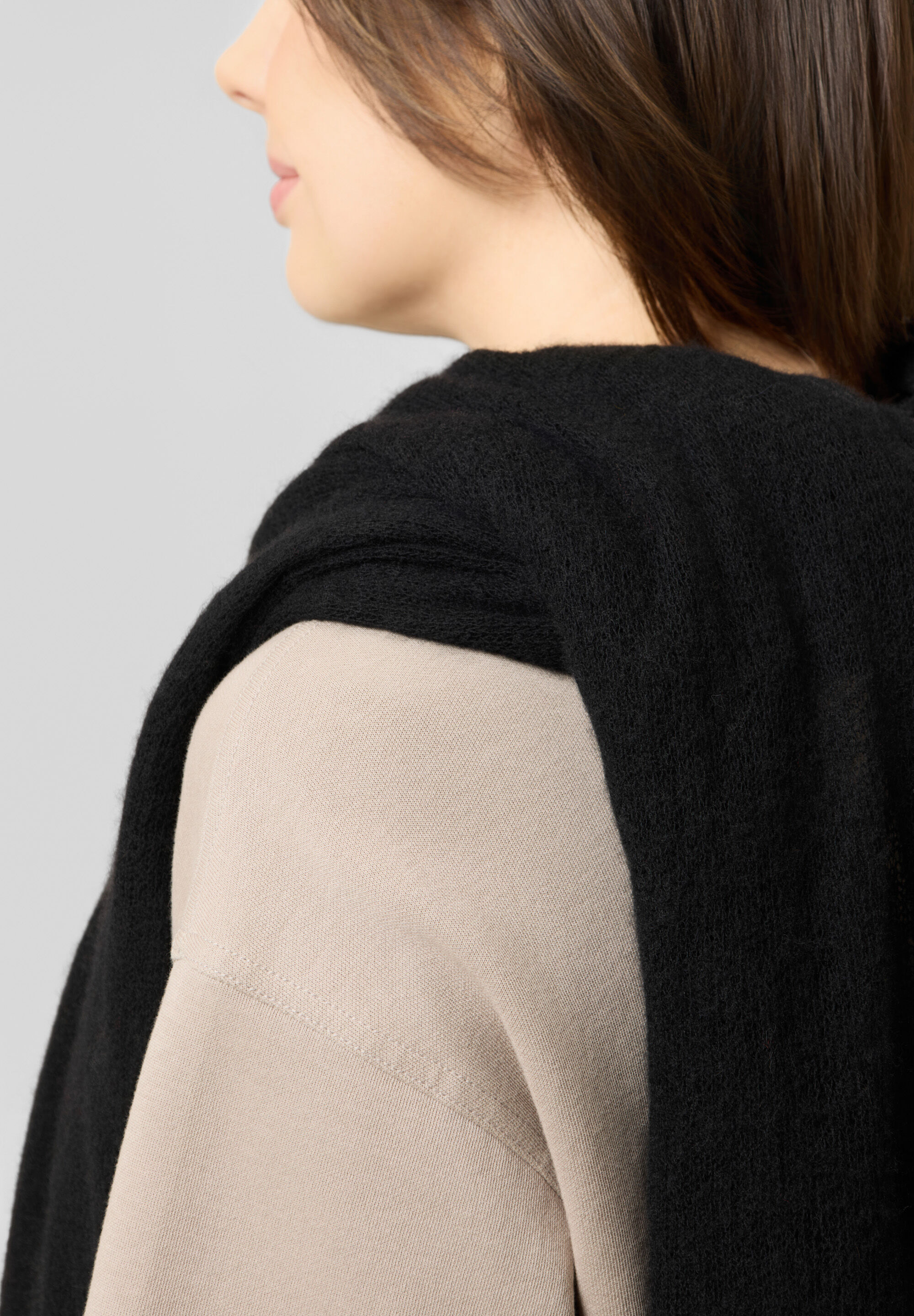 Modetuch CODELLO "Codello Schal", Damen, schwarz, Casual, Modetücher, aus Kaschmir