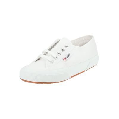 Sneaker SUPERGA "Superga Sneaker Textil", Damen, Gr. 45, Textil, weiß, Schuhe Sneaker