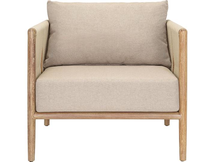 Loungesessel Positano crème Eukalyptus T 84 cm - Loungesessel