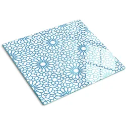 GLASPLATTE 60x52 cm Orientalisches Muster