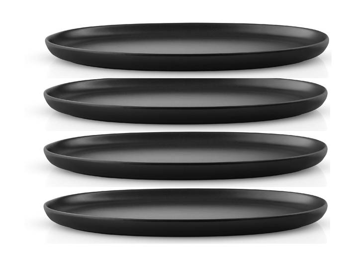 Speiseteller EVA SOLO Speiseteller Nordic Kitche , schwarz, Ø:32cm, Steingut, Speiseteller, Speiseteller