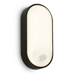 Briloner RUCH 3830015 Wandleuchte mit Bewegungsmelder LED EEK: F (A - G) 12 W LED Schwarz