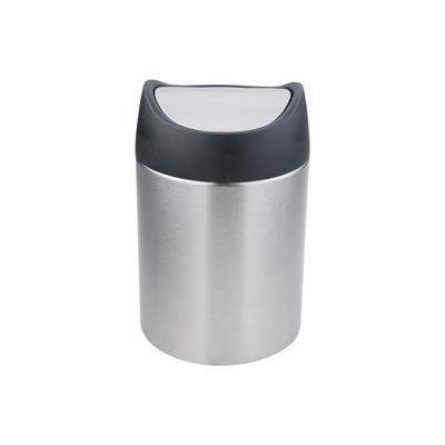 tischabfalleimer swingdeckel edelstahl rost-frei pp 12cm eva