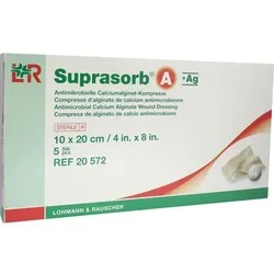 Suprasorb A+ag Antimikro Cal.-Alginat Kompr.10x20 5 ST