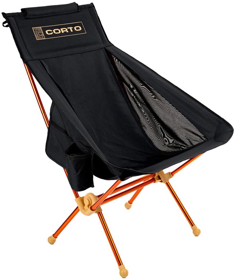 Corto  - Folding Chair XL Black - Siège camping