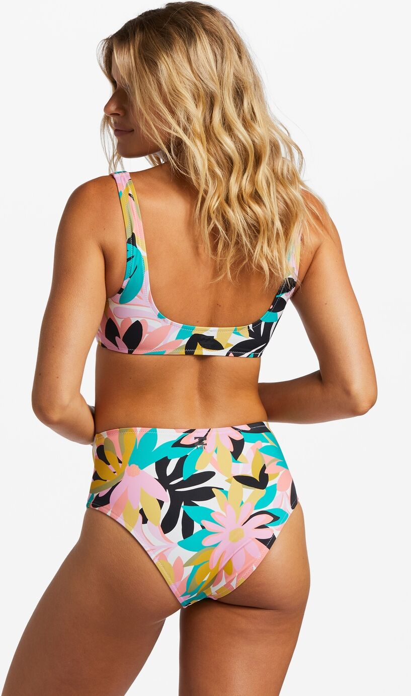 Tankini-Top BILLABONG "A/Div", Damen, Gr. M, bunt (schwarz multi 3), Obermaterial: 78% Polyamid, 22% Elasthan., Bikini-Oberteile Tankini-Top schwarz multi 3 M