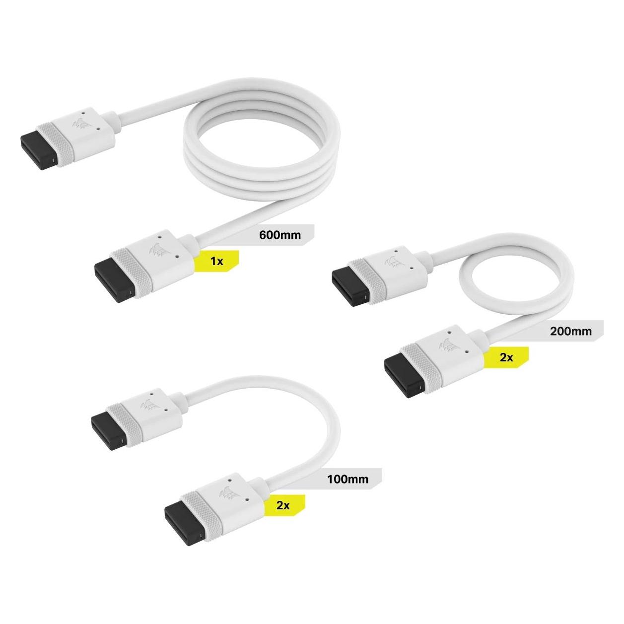 Corsair iCUE LINK Kabel-Kit mit geraden Anschlüssen (100 cm) (CL-9011126-WW)