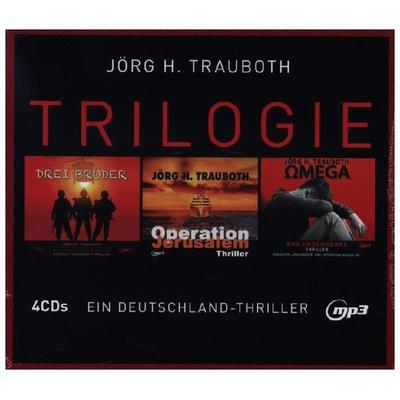 Drei Brüder/Operation Jerusalem/Omega - Trilogie, 4 MP3-CD - Jörg H. Trauboth, 9783959953023