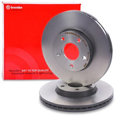 Brembo Bremsscheibe Coated Disc Vorne Belüftet [Hersteller-Nr. 09.9464.11] für Ford, Volvo
