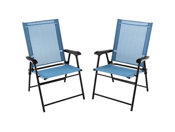 KLAPPSTÜHLE Blau(2er-Set)